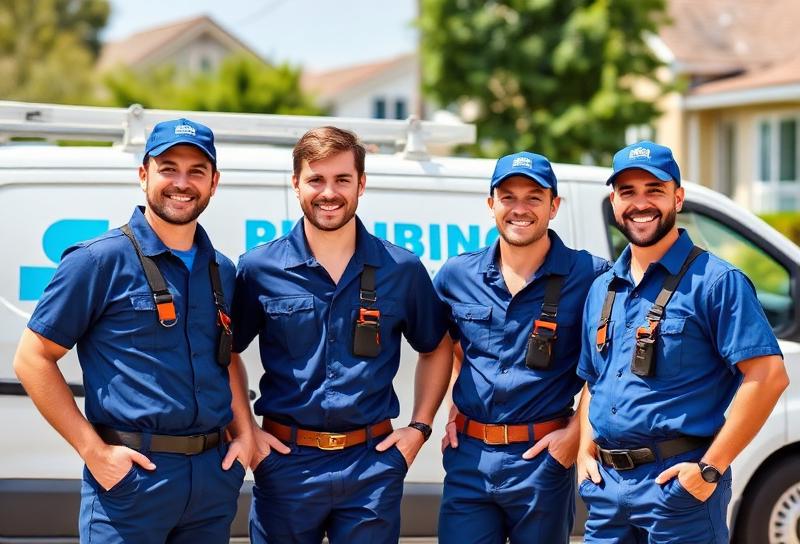 Plumber team photo